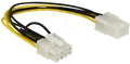 Produktbild: DELOCK 83775 - PCI Express 6 Pin Buchse > 8 Pin Stecker