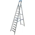 Produktbild: KRAUSE Stehleiter einseitig STABILO silber 12 Stufen, H: 375,0 cm