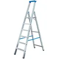 Produktbild: Trittleiter Krause Stabilo - 12 Stufen einseitig besteigbare Trittleiter mit verbördelten Stufen 124579
