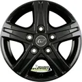Produktbild: Borbet CWD black glossy 6x16 ET68 - LK5/118 ML71.1 Felge Alu