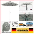 Produktbild: ABCCANOPY Sonnenschirm 270 cm Hellgrau