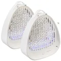 Produktbild: PEARL Insekten Lampe: 2er-Set USB-UV-Insektenvernichter für den Innenbereich, bis 40 m² (Mückenabwehr, Elektro-Insektenvernichter, LED)