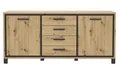 Produktbild: Sideboard 2-trg TRONDHEIM von Forte Artisan Eiche / Schwarz Eiche