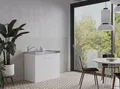 Produktbild: Küche Miniküche Singleküche Küchenzeile Pantry Weiß Levin 100 cm Respekta