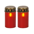 Produktbild: Star Trading LED Grablicht mit Timer | Grabkerzen LED mit Batterie | Grabkerze L