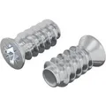 Produktbild: vidaXL Schraube 2 Stk Silber M6 x 12 mm Eisen 864484