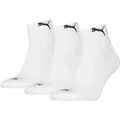 Produktbild: Kurzsocken PUMA, Damen, Gr. 39-42, weiß (3x weiß), Baumwollmischung, bedruckt, unifarben, elastisch, Socken, mit Frotteesole