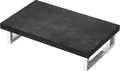Produktbild: Mai & Mai Waschbeckenauflage 45x80cm inkl. Edelstahlkonsolenträger Waschtischhalter gebürstet Anthrazit