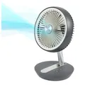Produktbild: Eurom Ventilator faltbar 5W kabellos | 4 Stufen Outdoor Ventilator 400 m³/u | 15h Laufzeit | Lüftergöße ø 14 cm | Tragbarer mini Elektrolüfter für Schlafzimmer, Camping, Büro | 1,6 m USB-Kabel