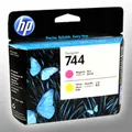 Produktbild: HP Druckkopf F9J87A 744 magenta + yellow