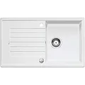 Produktbild: BLANCO ZIA 5 S | Granitspüle aus SILGRANIT weiß | Einbauart: Einbau von Oben | reversibel | für 50 cm breite Unterschränke | Großes Becken | Reinigungsfreundliche Öberfläche
