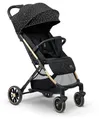 Produktbild: Nukido Kinder Wagen Kinderwagen Babywagen Bis 15 kg Große Räder Sitzbuggy Buggy Zusammenklappbar Handgepäck Leicht Verstellbare Rückenlehne Schwarz Gold