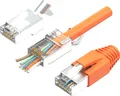 Produktbild: 10x Rj45 Stecker Cat 7 Netzwerkstecker LAN Crimp Verlegekabel Netzwerk Ethernet Pass Through