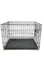 Produktbild: Amazon Basics Zusammenklappbarer Hundekaefig, L 76 x B 48 x H 53 cm