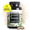 Produktbild: natural elements Glucosamin & Chondroitin – 180 Stk – Hagebuttenextrakt & Vit C