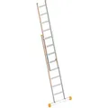 Produktbild: Layher Topic 1035 Schiebeleiter mit Quertraverse 2x8 Sprossen