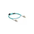 Produktbild: LWL Kabel mit Metallarmierung LC Duplex zu LC Duplex Multimode OM3 1 m