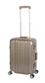 Produktbild: Travelhouse London Trolley Handgepäck Koffer TSA Hartschale Gold 55x37x23