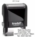 Produktbild: Firmenstempel Adressstempel Stempel erstellen lassen Printy 4911 Gehäuse Schwarz