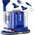 Produktbild: SOMMERTAL CompactCleaner WS450 5in1, Gerät für Teppiche, Treppen, Polster, Sofa, Auto, Tiere, Flecken, Leistungsstarker 450w Motor, Waschsauger, ...