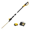 Produktbild: Set DeWalt Akku-Stabheckenschere 18V + Akku 5Ah + Ladegerät 4A