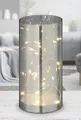Produktbild: 1.06 LED Lichterglas mit warmweißer Draht Lichterkette - 9x20 cm - Timer