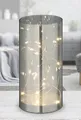 Produktbild: LED Licht Glas - 20cm - Deko Tisch Fenster Lampe Leuchte Zylinder beleuchtet