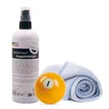Produktbild: Robertson Billard Kugelreiniger und Politur, 200 ml, Profi Ball-Cleaning Pool-/Snookerkugeln, effektiv mit Glanzeffekt, Set mit Mikrofasertuch, Made in Germany