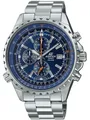 Produktbild: Casio EF-527D-2AVUEF Herrenuhr Lederarmband EDIFICE silber