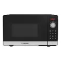 Produktbild: Bosch FEL023MS2 Serie 2 Mikrowelle, 26 x 44 cm, 800 W, Drehteller 27 cm, Quarzgrill, Timer, AutoPilot 8 mit 8 Automatikprogramme, Reinigungsunterstützung, LED-Touchdisplay, Edelstahl