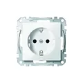 Produktbild: Merten Steckdose SCHUKO MEG2300-0319 polarweiss glänzend