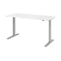 Produktbild: Hammerbacher VXMKA Elektrisch Höhenverstellbar Sitz-Stehschreibtisch Weiß C-Fuß 1.800 (B) x 800 (T) x 1.200 (H) mm Spanplatte, Stahl