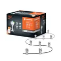 Produktbild: LEDVANCE Smarte LED Gartenleuchte mit WiFi Technologie, Basispaket mit 9 LED Dots für Außen, RGB-Farben änderbar, Kompatibel mit Google und Alexa Voice Control, SMART+ WIFI GARDEN DOT 9P