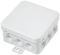 Produktbild: Kopp Abzweigdose Profi-Pack 10x Aufputz für den Feuchtraum 75 x 75 x 40mm spritzwassergeschützte Kabelabzweigdosen IP54 Verbindungsdosen mit 12 Kabeleinführungen grau 340604504 Kunststoff