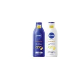 Produktbild: 2tlg. Nivea Body Milk & Body Lotion | Straffere Haut pures Q10 + Kollagen Boost