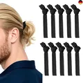 Produktbild: YISCOKO Haargummi Herren10 Stk,Geknotete Haarbänder-Schwarze Elastische 