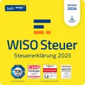 Produktbild: WISO Steuer 2026 | Steuererklärung 2025 | Windows 10/11 macOS 12+ ESD-Key eMail