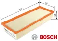 Produktbild: BOSCH F026400449 Luftfilter Luftfiltereinsatz für Renault