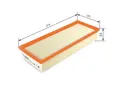 Produktbild: BOSCH Luftfilter Motor Air Filter F 026 400 449