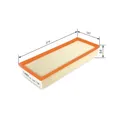 Produktbild: F 026 400 449 BOSCH Luftfilter
