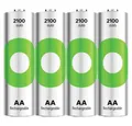Produktbild: Gp AA Akku NiMH 2100 mAh RECYKO, 1.2V, 4er GPRCK210AA112C4 Akku