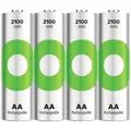 Produktbild: 4er Multipack GP ReCyko Mignon (AA)-Akku NiMH 2100 mAh 1.2 V 4 St.
