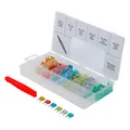 Produktbild: 121tlg KFZ Mini Sicherungs Set 5A - 30A Sicherungsauszieher Flachstecksicherung