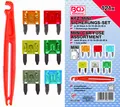 Produktbild: 121 tlg. KFZ Mini Sicherungen 5A-30A Mini Flachsicherung Autosicherung BGS 8109