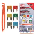 Produktbild: BGS MINI SICHERUNGS SORTIMENT KFZ SICHERUNGEN 5-30A FLACHSICHERUNG AUTO 121 TLG