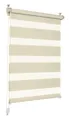 Produktbild: Doppelrollo creme 30x150cm Klemmrollo ohne Bohren Zebrarollo Seitenzugrollo TOP