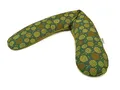 Produktbild: Theraline Ersatzbezug für Das Original Schwangerschaftskissen & Stillkissen, Stillkissen Bezug 190 cm, aus 100% Baumwolle, Farbe: Pusteblume Dunkelgrün