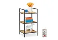 Produktbild: relaxdays Standregal aus Bambus & Metall, 3
