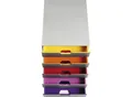 Produktbild: DURABLE Schubladenbox VARICOLOR®, HxBxT 292 x 280 x 356 mm, 5 Schubladen, grau