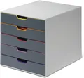 Produktbild: Durable Schubladenbox A4 (Varicolor) Ablagebox 5 Fächer sortiert 760527 - B-Ware
